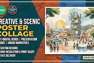 create stunning architectural posters and presentation boards