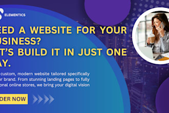 create website for your business in just one day