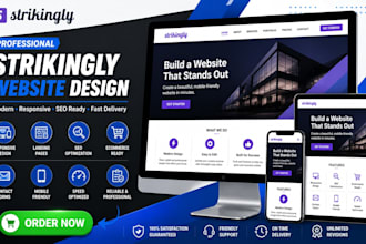 design, redesign, or customize your strikingly website professionally