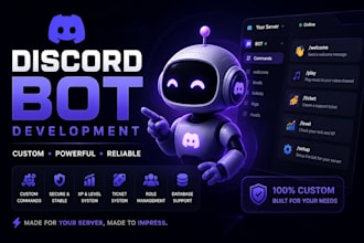 setup and configure professional discord bots for your server