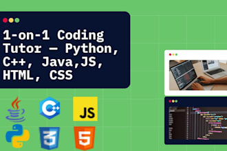 teach you python, cpp, html, javascript or java programming