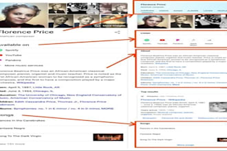 create google knowledge panel or local SEO