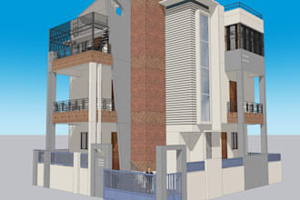 make a detailed sketchup 3d model of for your project