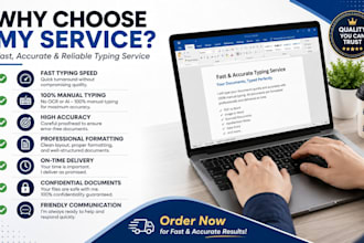 do fast and accurate typing for any document