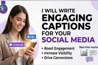 write engaging captions and descriptions for your social media
