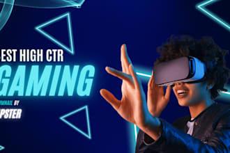 design amazing gaming thumnail SEO