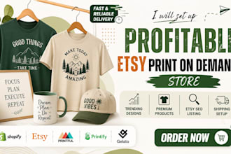 do printify printful print on demand store shopify pod store etsy pod store