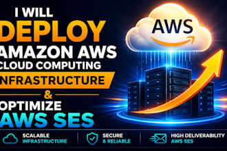 deploy amazon AWS cloud computing infrastructure and optimize AWS ses