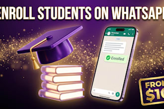 create education whatsapp ai chatbot for course enrollment and student support
