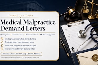 draft a misdiagnosis malpractice demand letter
