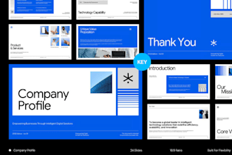 design corporate company profile business portfolio brand presentation rating