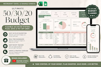 build excel spreadsheets, google spreadsheet, expense tracker and excel vba