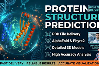 predict and analyse protein structure using alphafold and phyre2