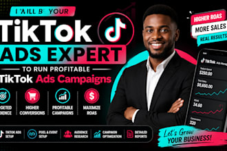 be your tiktok ads expert to create and manage profitable tiktok ad campaigns