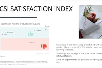 analyze survey data and create a professional powerpoint report