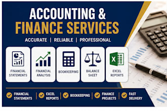 prepare financial statements, accounting and finance projects