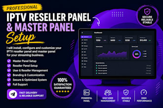 provide master panel and reseller panel
