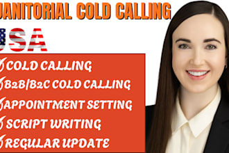 do janitorial cold calling, appointment setting, and b2b telemarketing