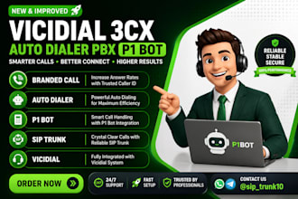 set up p1 bot provide auto dialer make unlimited calls