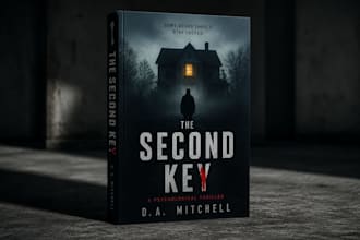design a professional cozy mystery or thriller book cover