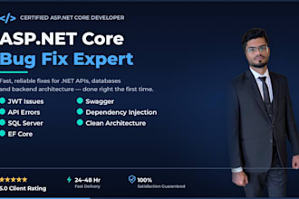 fix asp dot net core web API bugs, ef core ,sql server issue