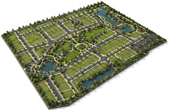custom isometric maps for games, apps, travel property projects real estate maps