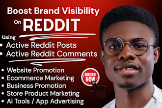 do reddit SEO post and thread comment brand mention website link promotion