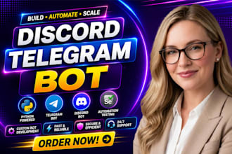 do discord bot telegram bot crypto trading bot ai chatbot python automation
