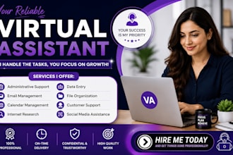 be your personal virtual assistant and administrative secretary