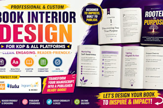 format paperback and ebook interiors for KDP and ingramspark