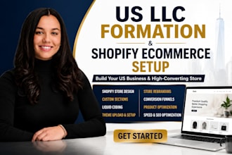 us llc formation for ecommerce dropshipping design premium shopify marketplace