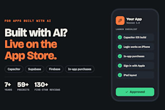 fix publish your vibe coded app to appstore and google play