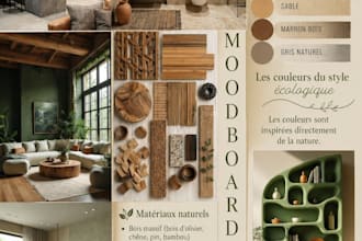 design beautiful and functional interior spaces and moodboard
