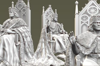 create detailed 3d sculptures in zbrush for 3d printing