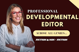 be your developmental book editor for fiction, memoir, and nonfiction