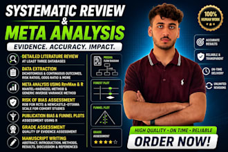 conduct systematic review and meta analysis for you guys