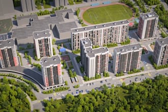 remodel residential building, render urban landscape, dynamo bim revit,revit API