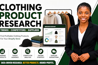 research winning clothing products and reliable suppliers