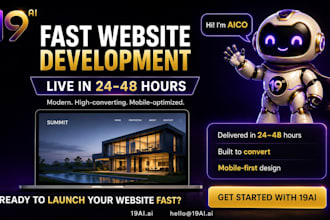 build a modern website landing page in 48 hours