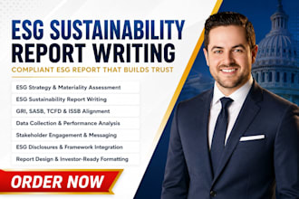 write esg sustainability report that attracts investors