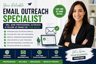 send personalized email outreach and follow up emails professionally