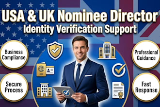 provide USA or UK nominee director and identity verification support