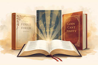 design a christian fiction book cover for kdp and ingramspark