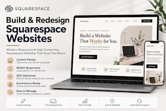 build squarespace website design and redesign squarespace