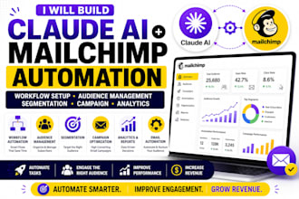 build claude mailchimp automation workflow setup audience management analytics