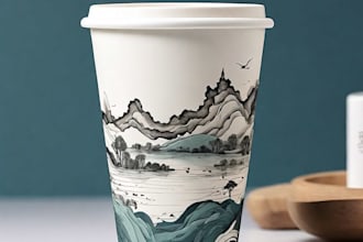 do unique paper coffee cup, paper cup, ice cream cups design
