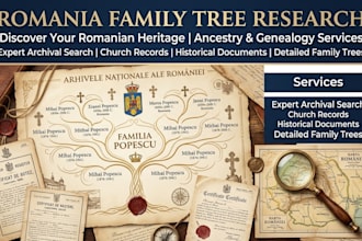 trace your romania family tree with archival genealogy research