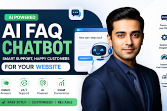 create an ai faq customer support chatbot for your website