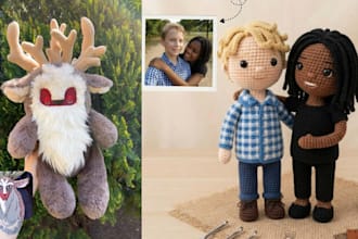 design custom plush toy cute plushies stuffed animal oc plush character crochet