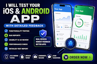 test your ios and android app with detailed feedback